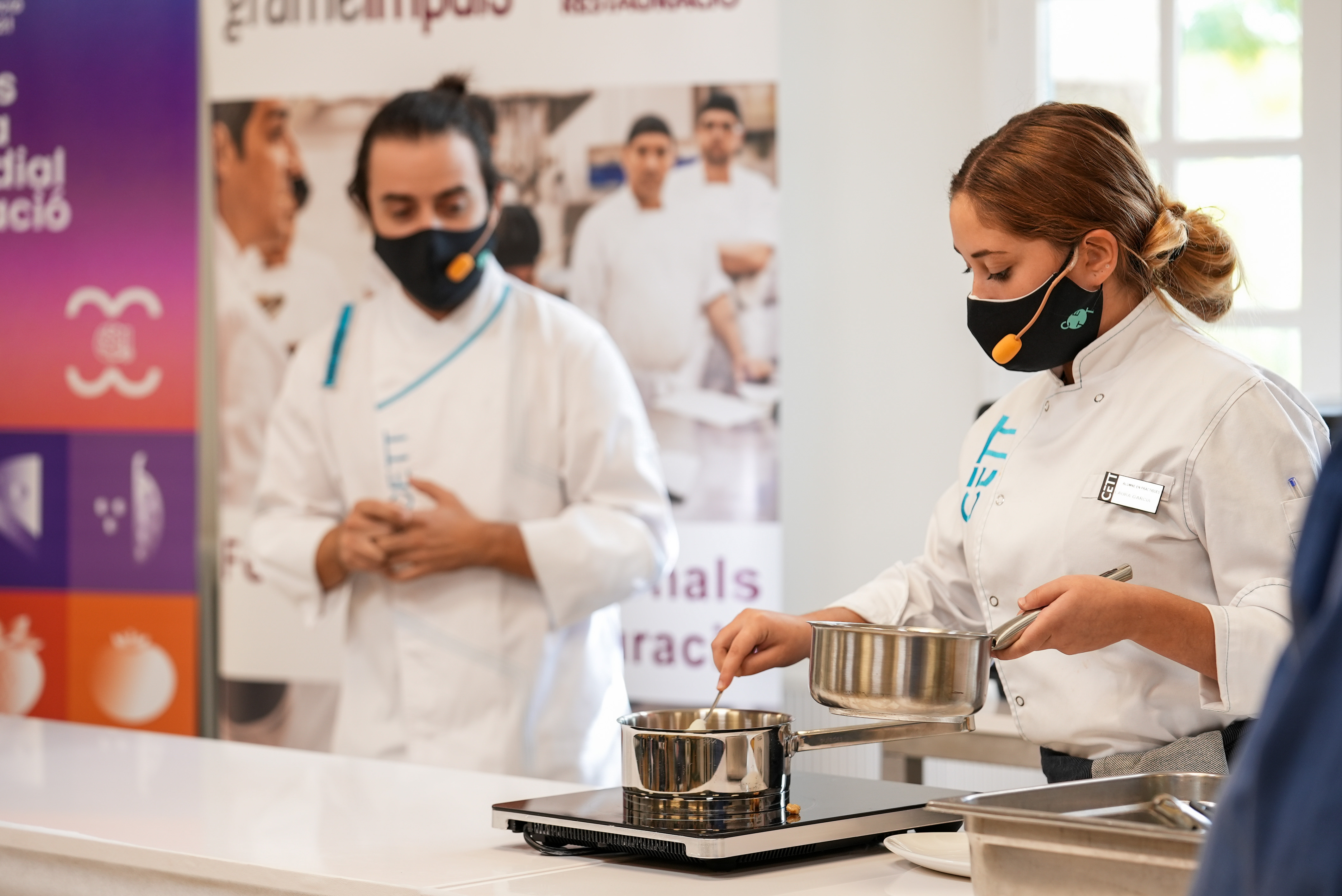 Photography from: El CETT presenta un arroz meloso de coliflor en la propuesta de otoño del Menú de las Estaciones | CETT